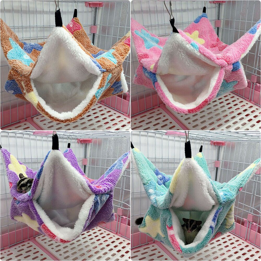 Fleece Sleep Bag - ぬいぐるみハンモック,ペット寝袋,フェレットハンモック,リスベッド,ラットケージ,ハムスター