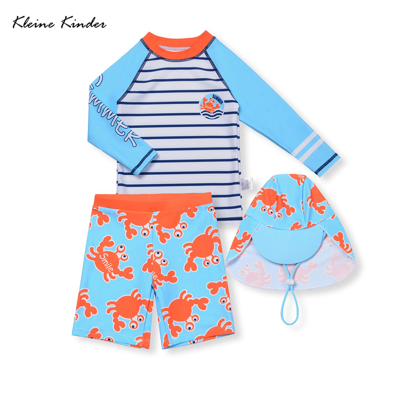 Baby Clothing Bundles - 子供用水着 UVカット キッズ水着 男の子 長袖 3点セット