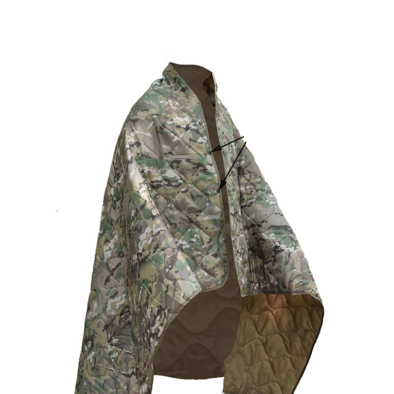 Fleece Sleep Bag - 大人用のキャンプブランケット,テント,暖かい,テント,防水,超軽量,ボタン付き