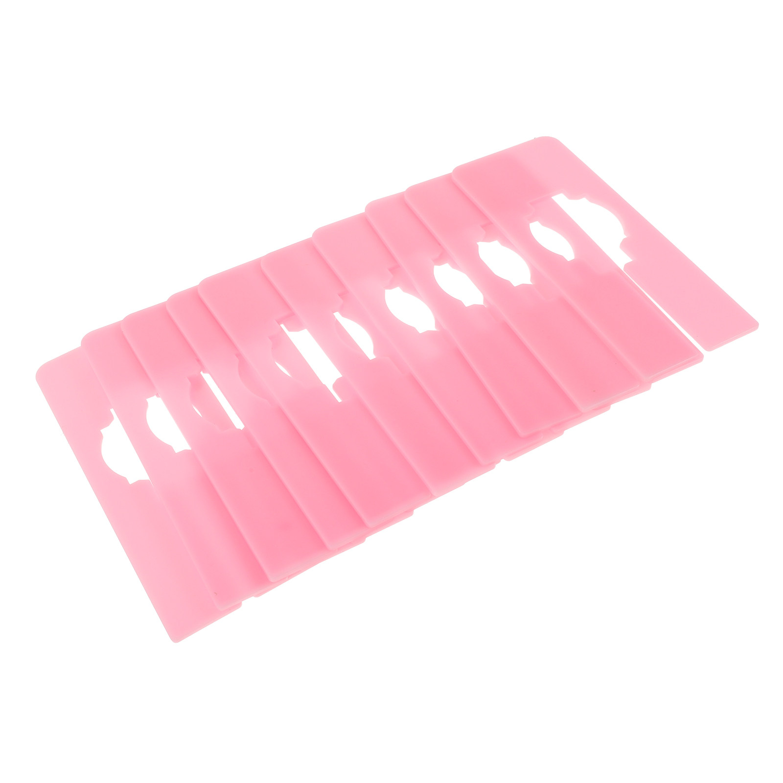 Baby Clothing Hanger Dividers - 10個入り洋服ハンガー用仕切り、ワードローブ仕切り、衣類クローゼットオーガナイザー、長方形プラスチック製サイズマーカータグ、赤ちゃん・幼児用