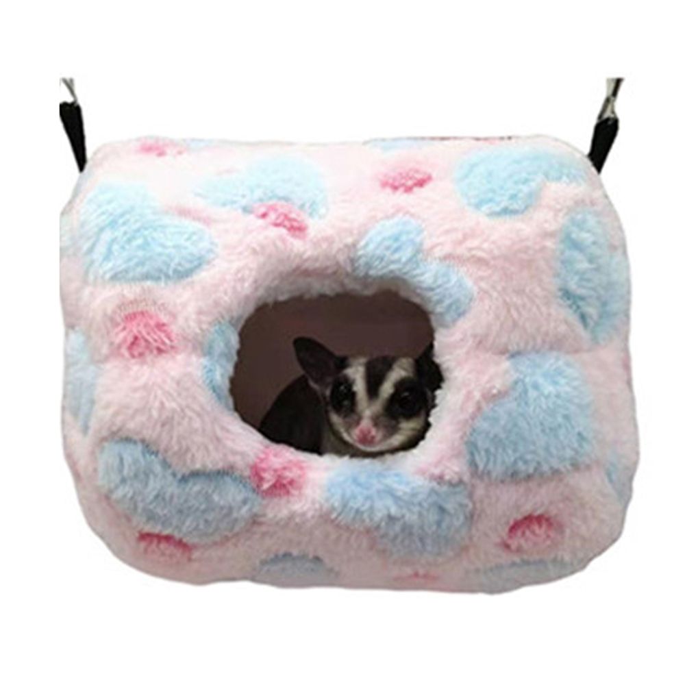 Fleece Sleep Bag - 鳥の巣,リスのベッド,ハムスターケージ,ペットハンモック,寝袋,ペット用品用の豪華なハンモック