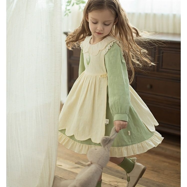 Baby Xmas Clothing - イード新しい女の子ベルベットレースロリータプリンセスドレス幼児幼児ヴィンテージエレガントな弓チュチュ Vestido クリスマスベビー服