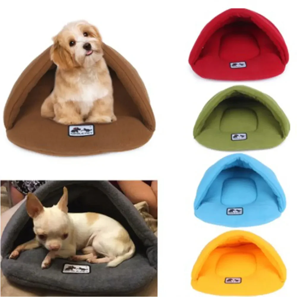 Fleece Sleep Bag - 暖かいフリースペット寝袋ペット小屋犬小屋猫小屋ウサギ小屋大型犬小屋ペットハウス睡眠マット犬小屋ペットの巣