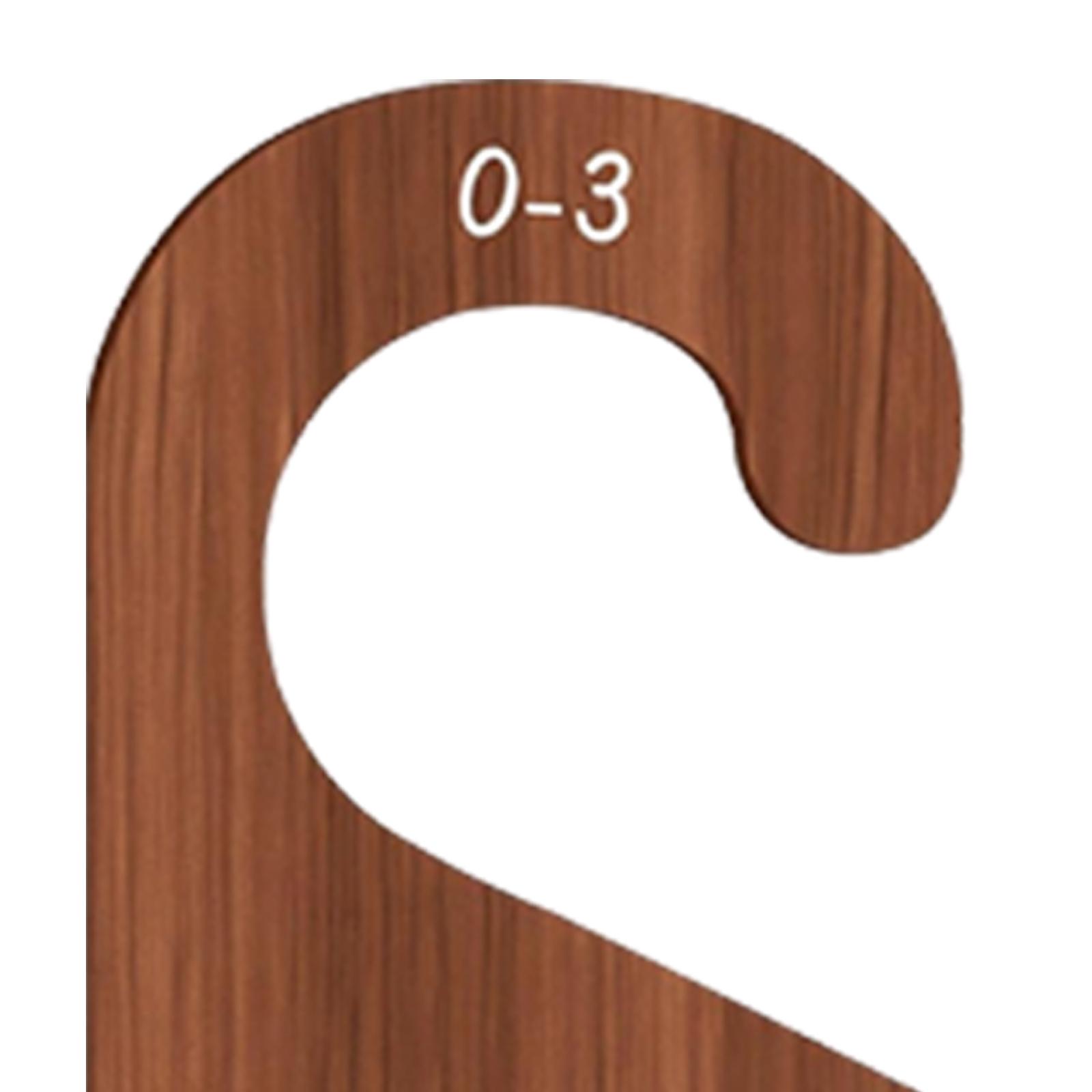Baby Clothing Hanger Dividers - 8個入りベビークローゼットディバイダー、ワードローブハンガー、衣類ディバイダー、新生児から24ヶ月までの写真撮影用小道具、新米パパママ向け子供部屋装飾