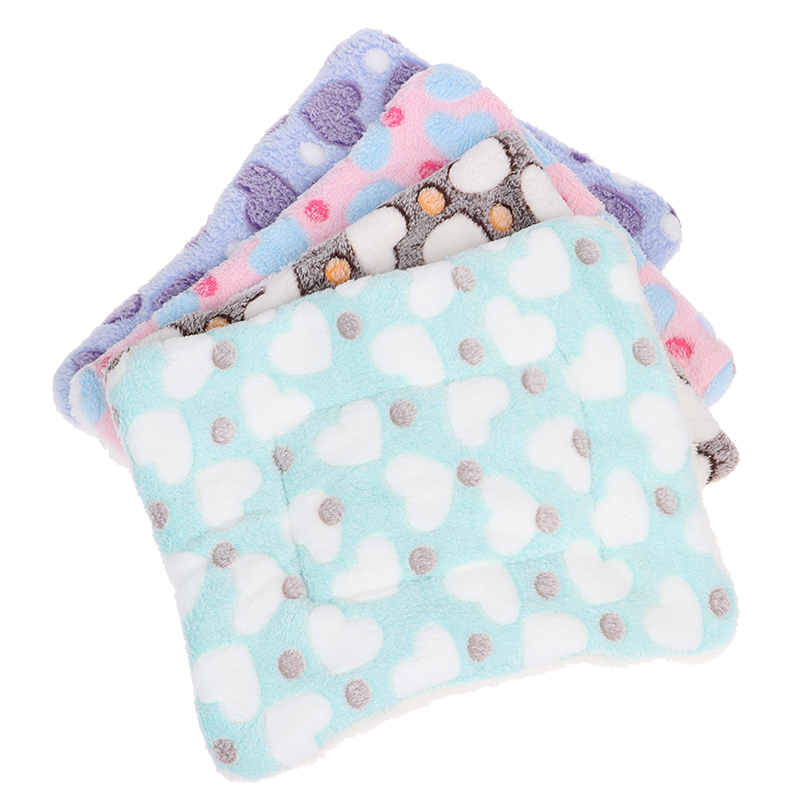 Fleece Sleep Bag - 冬用プラッシュマット、洗える小型動物用寝袋、フリース製暖かいペットベッドパッド（ウサギ、チンチラ、ハムスター、モルモット用）