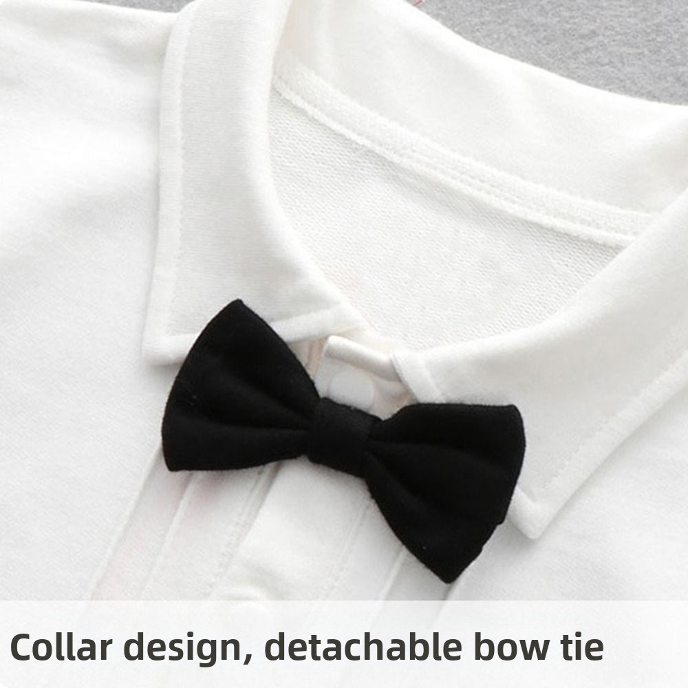 2 ピース/セット黒のタキシード紳士ボスベビー服ツーピース衣 - Baby Clothing Bundles のレビューと価格