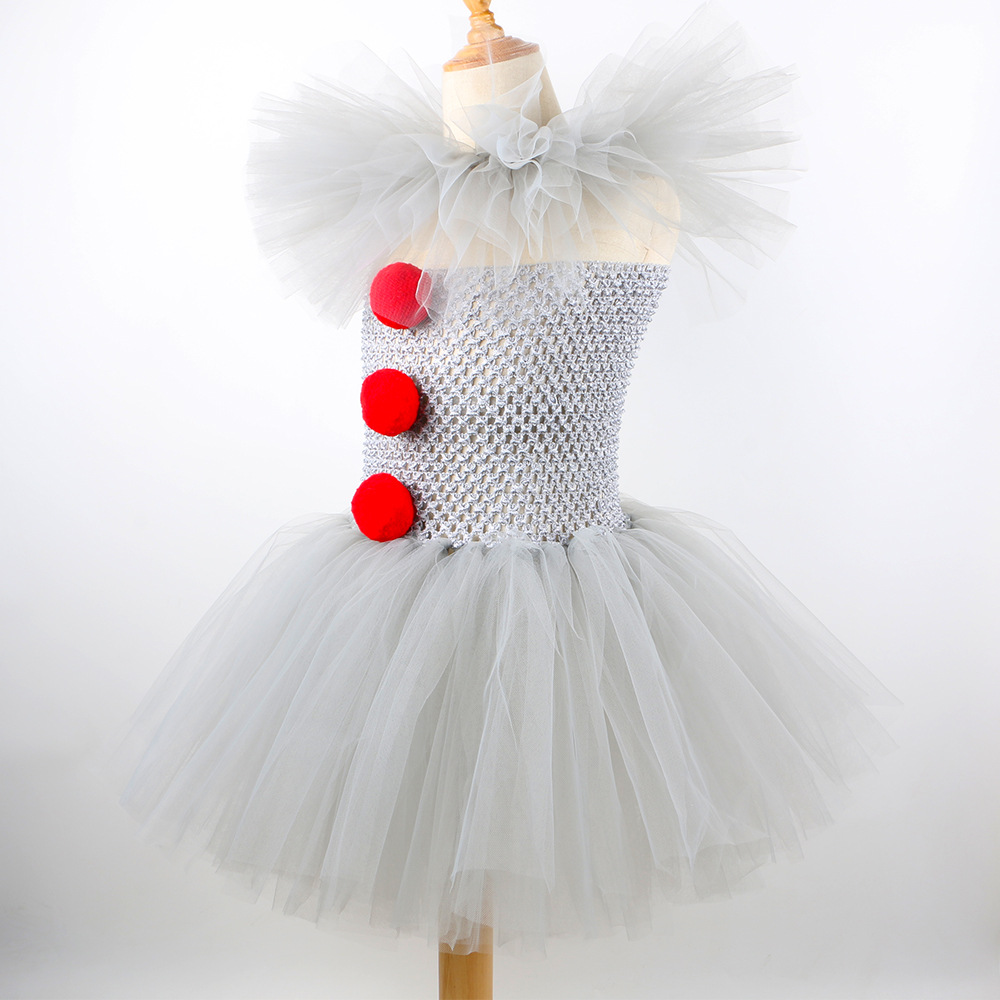 子供用ハロウィンジョーカーコスチューム 女の子用 怖いゴース - Baby Clothing Girls のレビューと価格