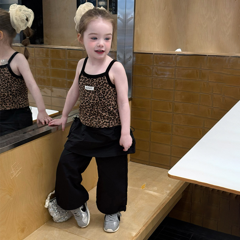 ブティック2026夏新作キッズ服 レオパード柄ベスト ホルタ - Baby Clothing Boutique のレビューと価格
