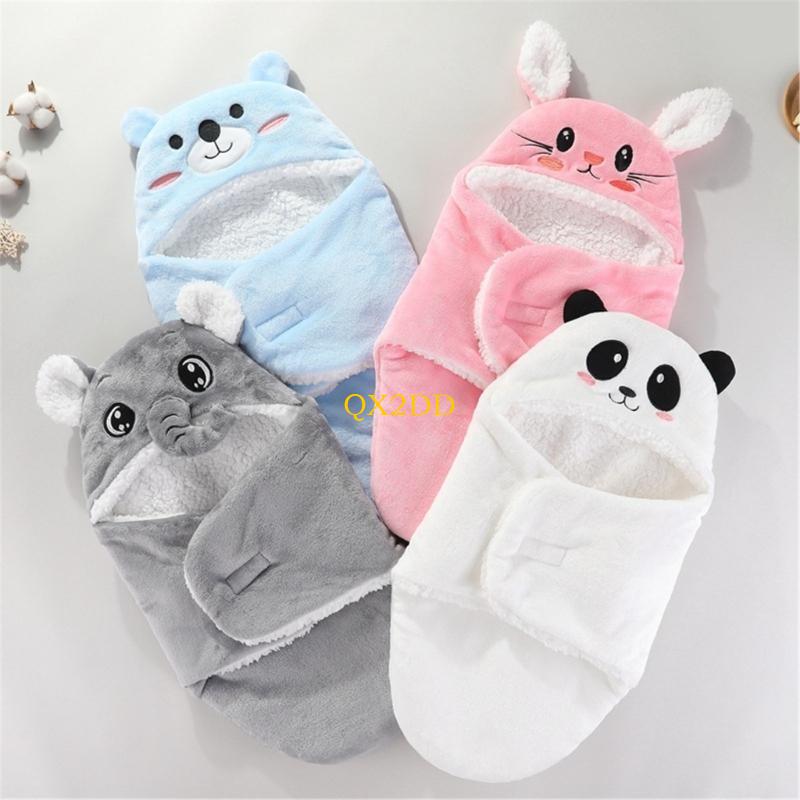 QX2D 新生児ラップ毛布秋冬おくるみタオル漫画寝袋ソフト暖 - Fleece Sleep Bag のレビューと価格
