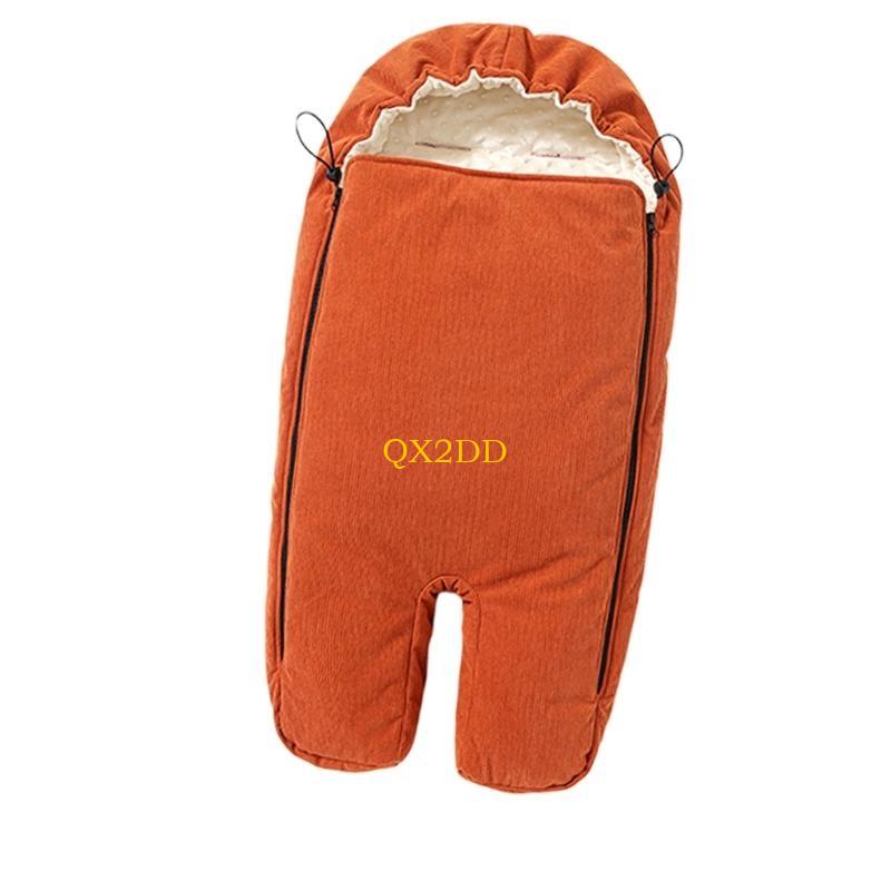 QX2D コーデュロイとフリースの断熱ベビーカー寝袋、雨、寒 - Fleece Sleep Bag のレビューと価格