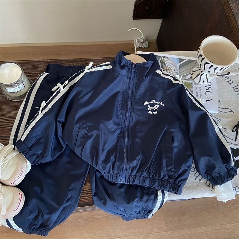 韓国風ガールズ2点セット - リボンディテールジャケット+カ - Baby Clothing Bundles のレビューと価格