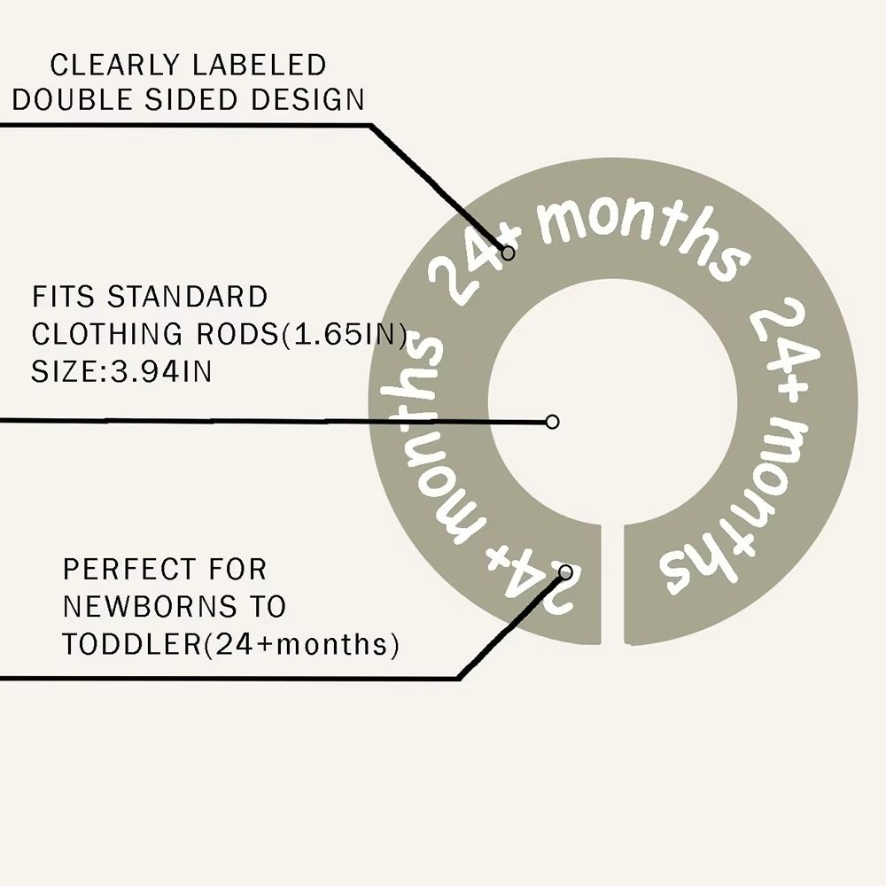 68/9 個整理用ハンガー ベビー服サイズディバイダー プラ - Baby Clothing Hanger Dividers のレビューと価格