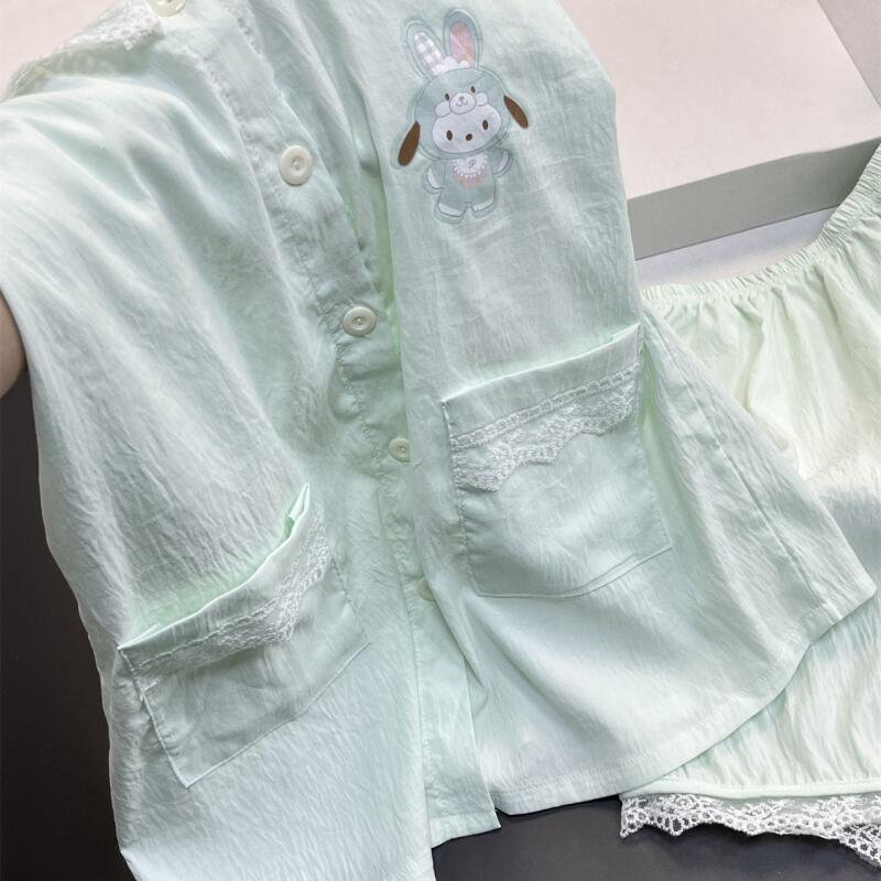 半袖ショートパンツツーピースパジャマポチャッコ 2026 女 - Summer Short Set のレビューと価格
