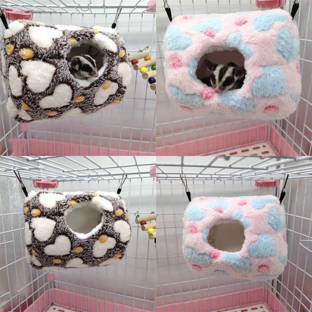 鳥の巣,リスのベッド,ハムスターケージ,ペットハンモック,寝 - Fleece Sleep Bag のレビューと価格