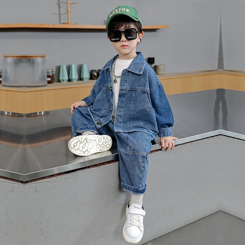 ベビーボーイブティック服セット ファッションボーイズデニムジ - Baby Clothing Boutique のレビューと価格