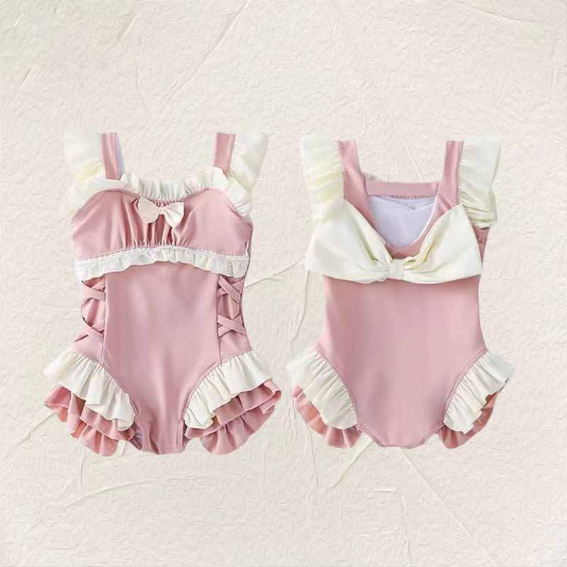 女の赤ちゃん水着子供ファッションビキニ夏の新ワンピース水着子 - Baby Clothing Bundles のレビューと価格