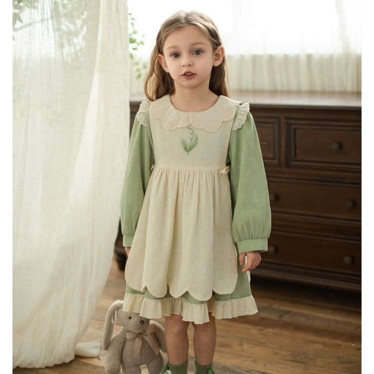 イード新しい女の子ベルベットレースロリータプリンセスドレス幼 - Baby Xmas Clothing のレビューと価格