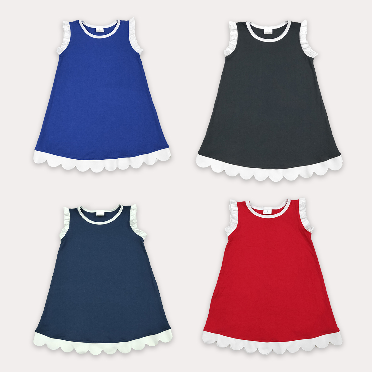 キッズドレス服女の赤ちゃんノースリーブファッション快適なスカ - Baby Clothing Boutique のレビューと価格