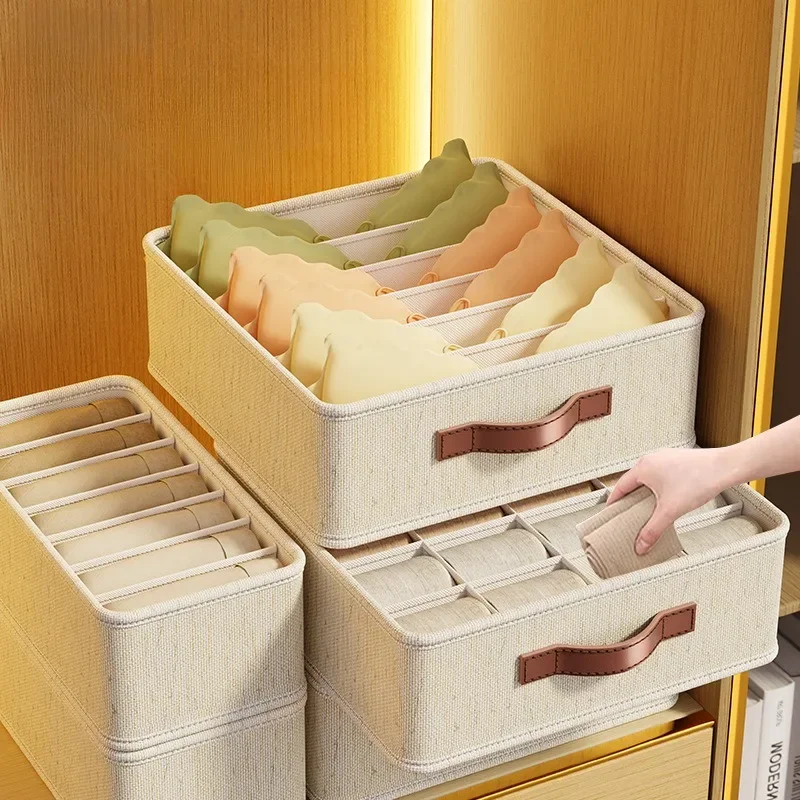 1-5 個の布製引き出しオーガナイザー、下着、靴下、ブラジャ - Baby Clothes Organiser のレビューと価格