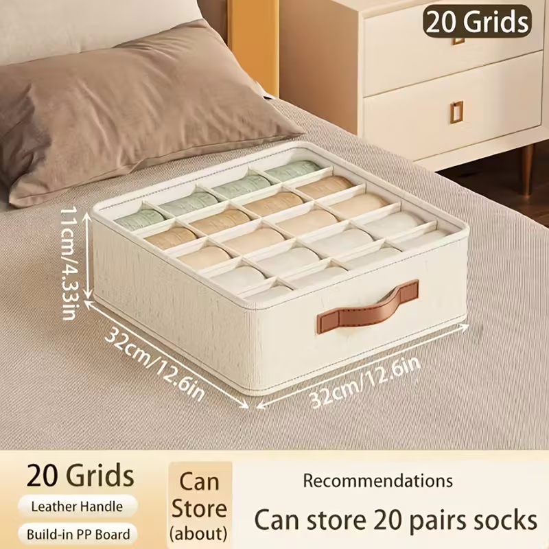 1-5 個の布製引き出しオーガナイザー、下着、靴下、ブラジャ - Baby Clothes Organiser のレビューと価格