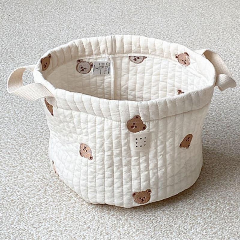 かわいいクマの刺繍おむつバッグおむつオーガナイザーコットンマ - Baby Clothes Organiser のレビューと価格