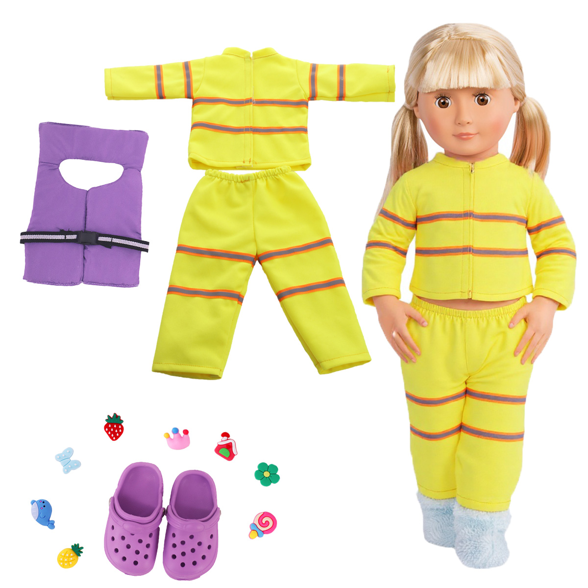 ヘッドフラワー水着魚鱗スタイル 43 センチメートルベビード - Baby Clothing Girls のレビューと価格