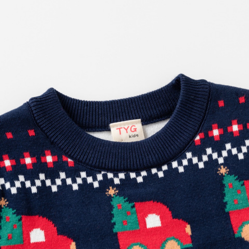 新年クリスマスセーター子供用カープリントスウェットシャツ男の - Baby Xmas Clothing のレビューと価格