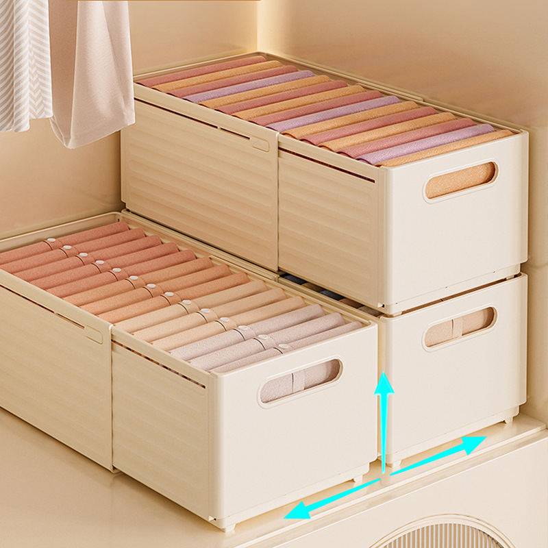 調節可能な衣類収納ボックス、クローゼットオーガナイザー、衣類 - Baby Clothes Organiser のレビューと価格