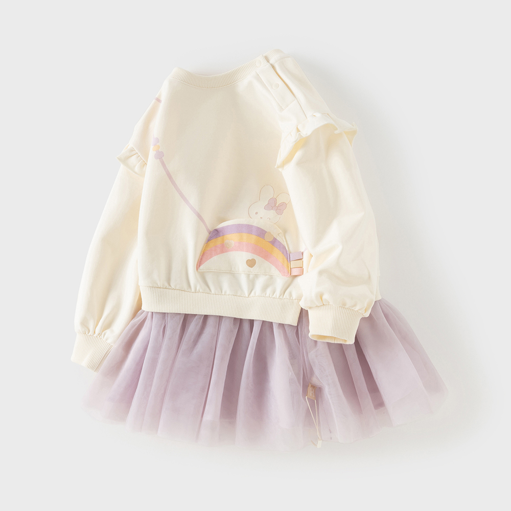 デイブベラ子供ワンピースドレス女の子服秋春ベビーメッシュスウ - Baby Clothing Bundles のレビューと価格