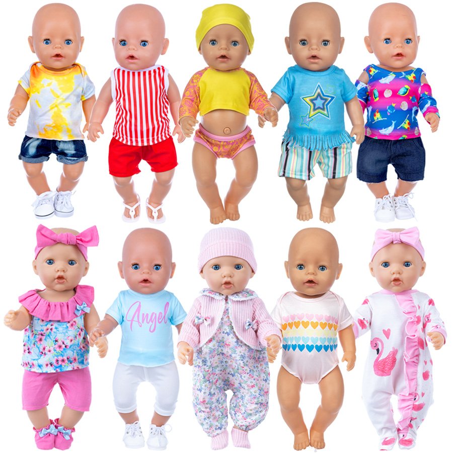 人形の服 18 インチリボーンドール用かわいいパジャマスーツ - Baby Clothing Girls のレビューと価格