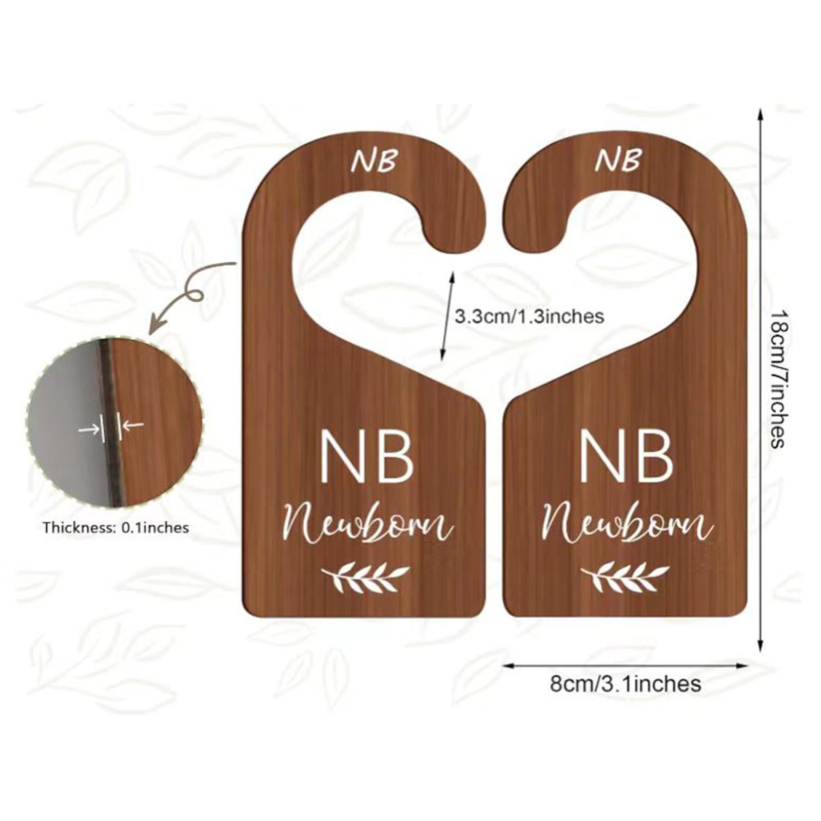 8個入りベビークローゼットディバイダー、ワードローブハンガー - Baby Clothing Hanger Dividers のレビューと価格