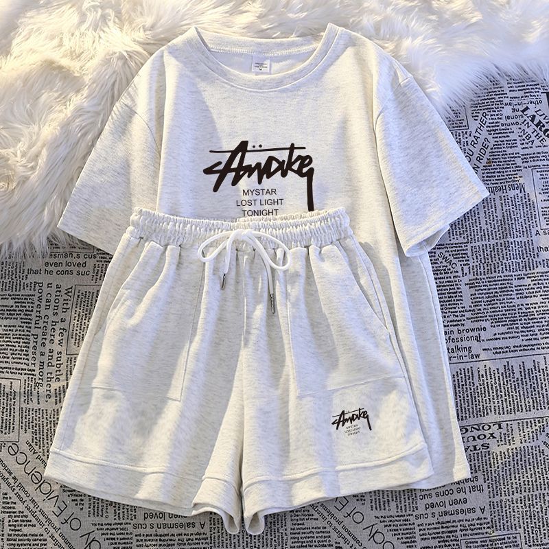 新しい女性用プラスサイズセット 大人用半袖とショートパンツの - Summer Short Set のレビューと価格