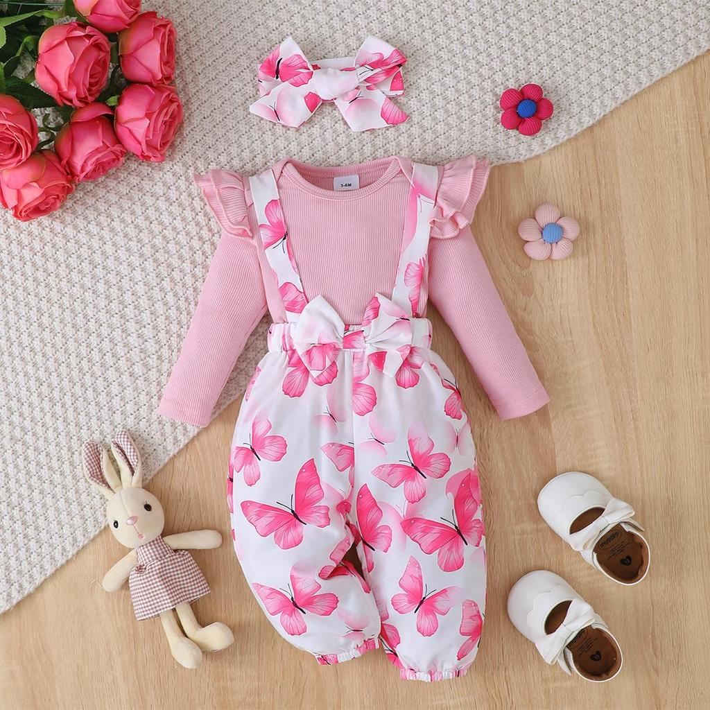 3 個の服の衣装 1-24 ヶ月の新生児 & 幼児の女の赤ち - Baby Xmas Clothing のレビューと価格