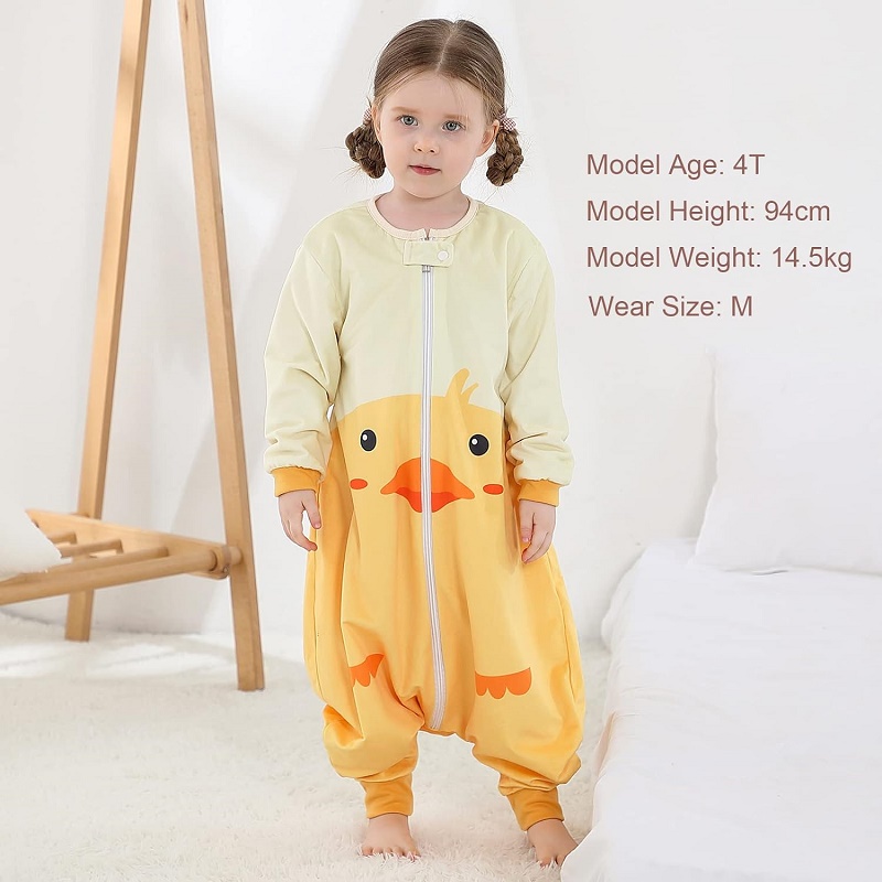 ミッキーリー-かわいい漫画のアヒルの寝袋、女の子と男の子のた - Fleece Sleep Bag のレビューと価格