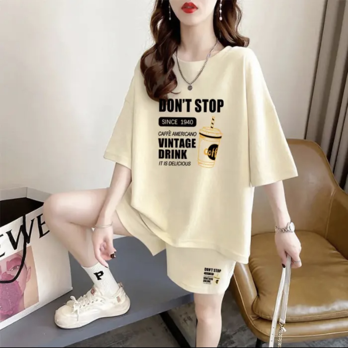 ファッションレディースサマーショートパンツセット、スポーツウ - Summer Short Set のレビューと価格